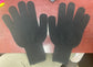 Medium Black Cotton Grip Gloves