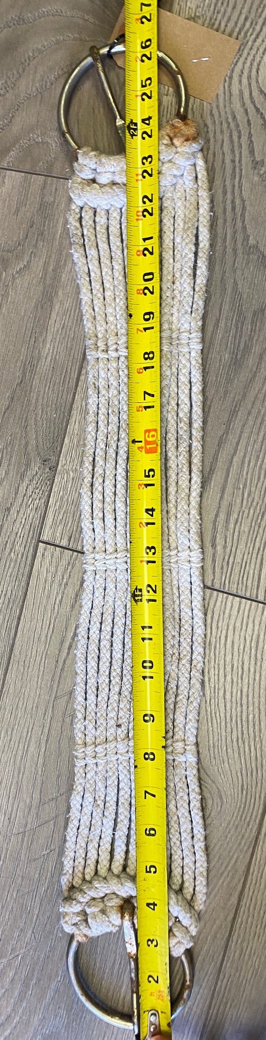 27” White Rope Cinch