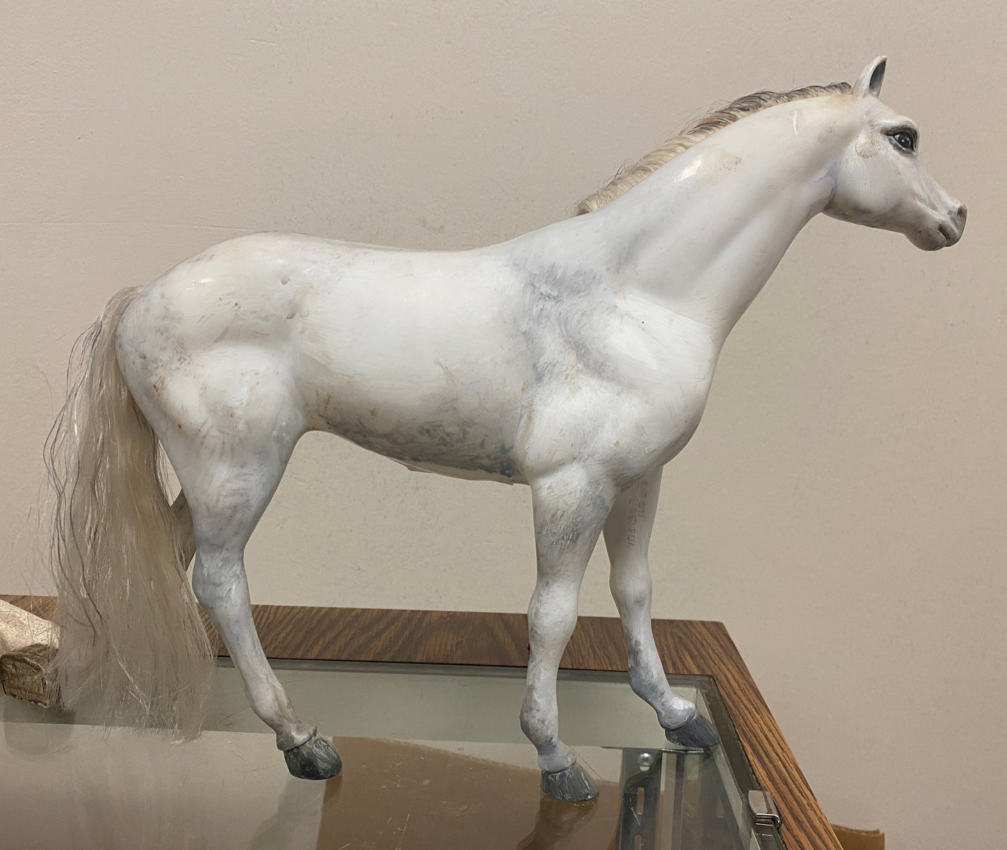 Gray Plastic Horse