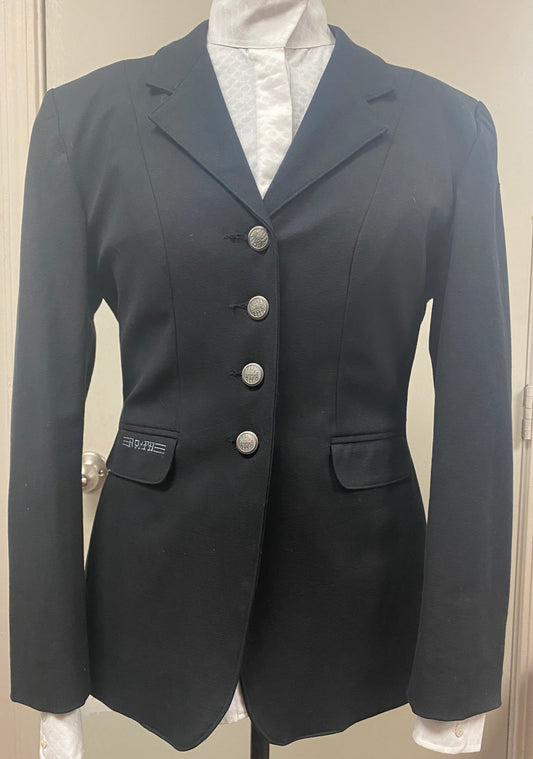 14R ROMFH Black Dressage Coat