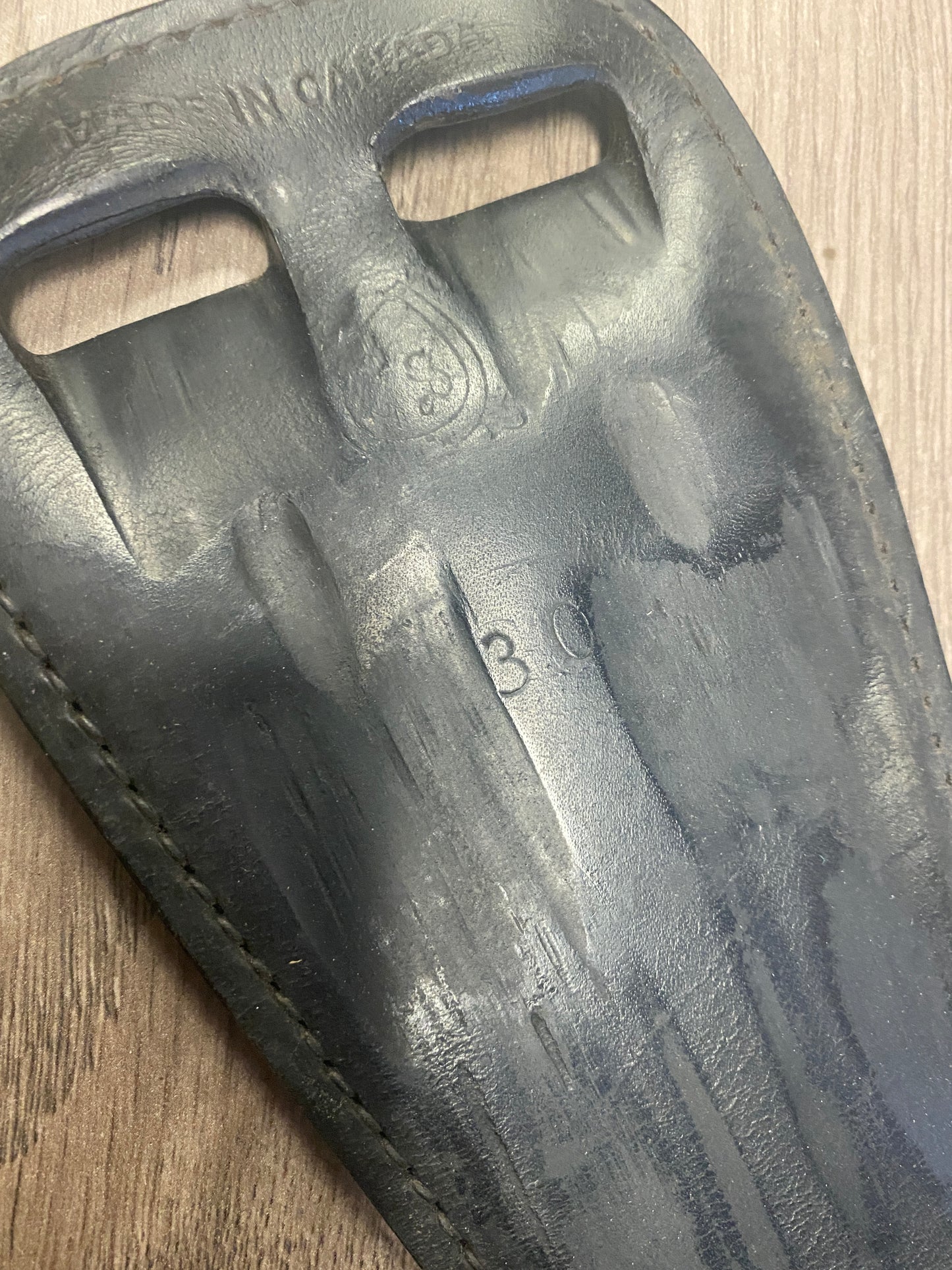 30” Schleese Black Leather Girth