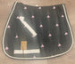 Pony Equine Couture Charcoal Sailboat Square Pad