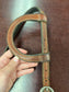 Brown Champion Turf One Ear Headstall with Port Shank Bit
