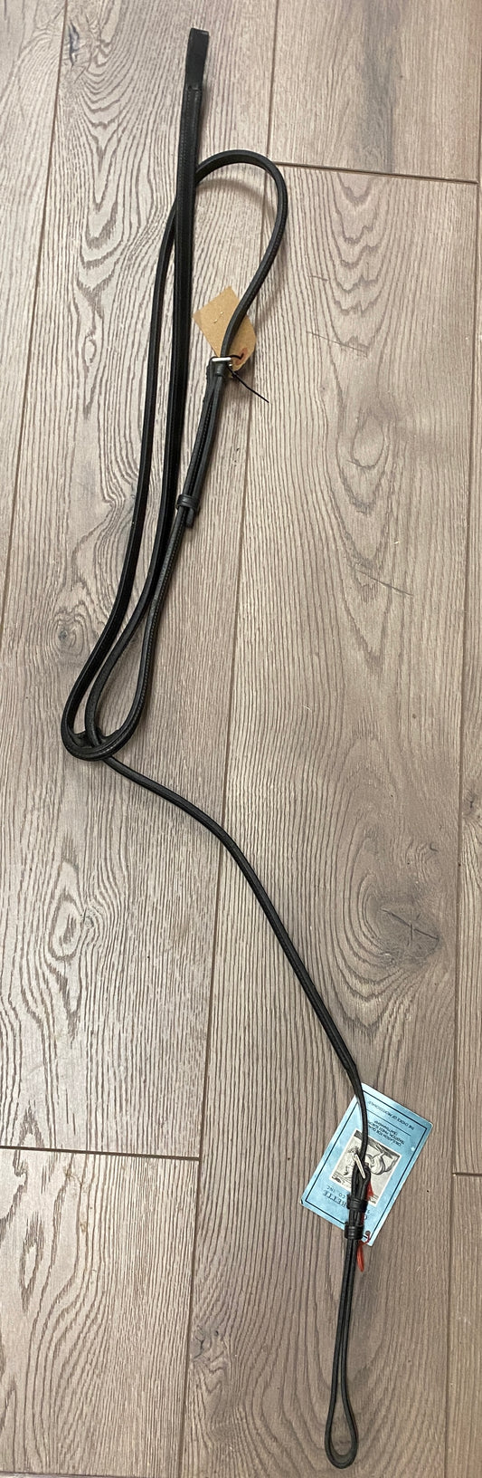 Full/Horse Black Courbette Plain Raised Standing Martingale