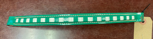 Pony Green/White Browband