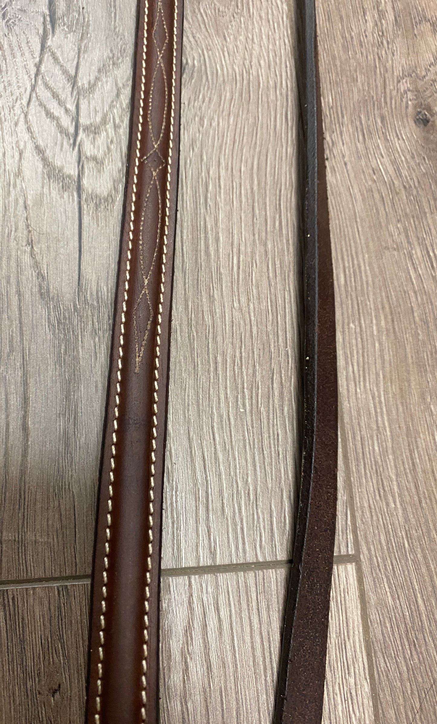 Full/Horse Beval Raised Fancy Stitch Standing Martingale