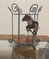 Metal Horse Candle Holder