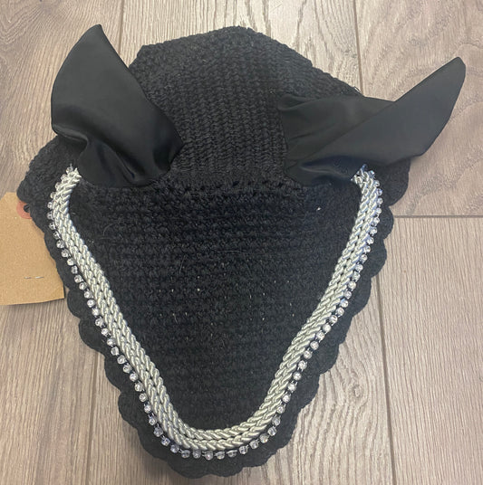 Black/Silver Bling USG Ear Bonnet